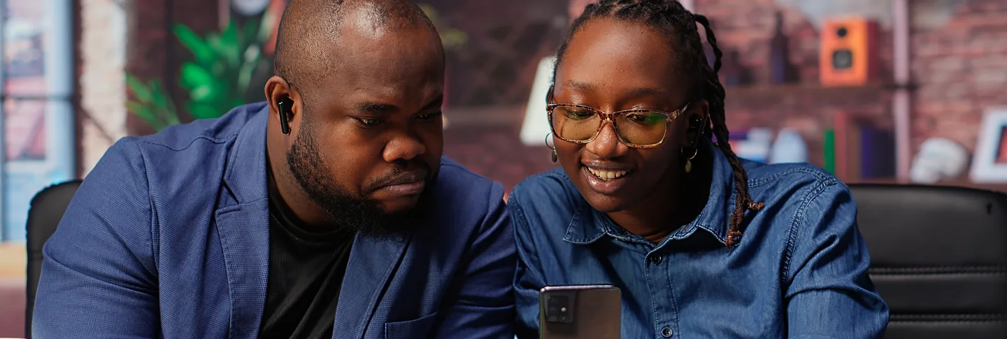 Young couple discussing wealth creation and investment opportunities